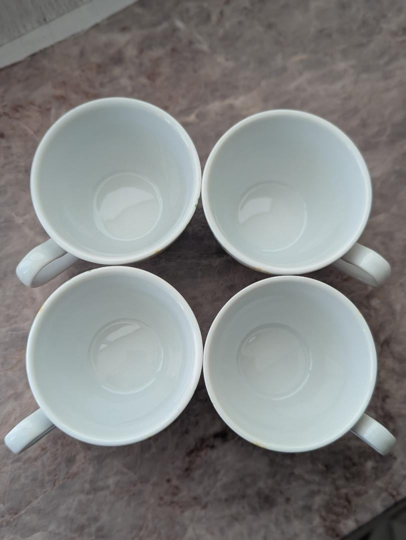 CathKidston Cup & Saucer Set 4 Pieces Vintage Excellent Condition