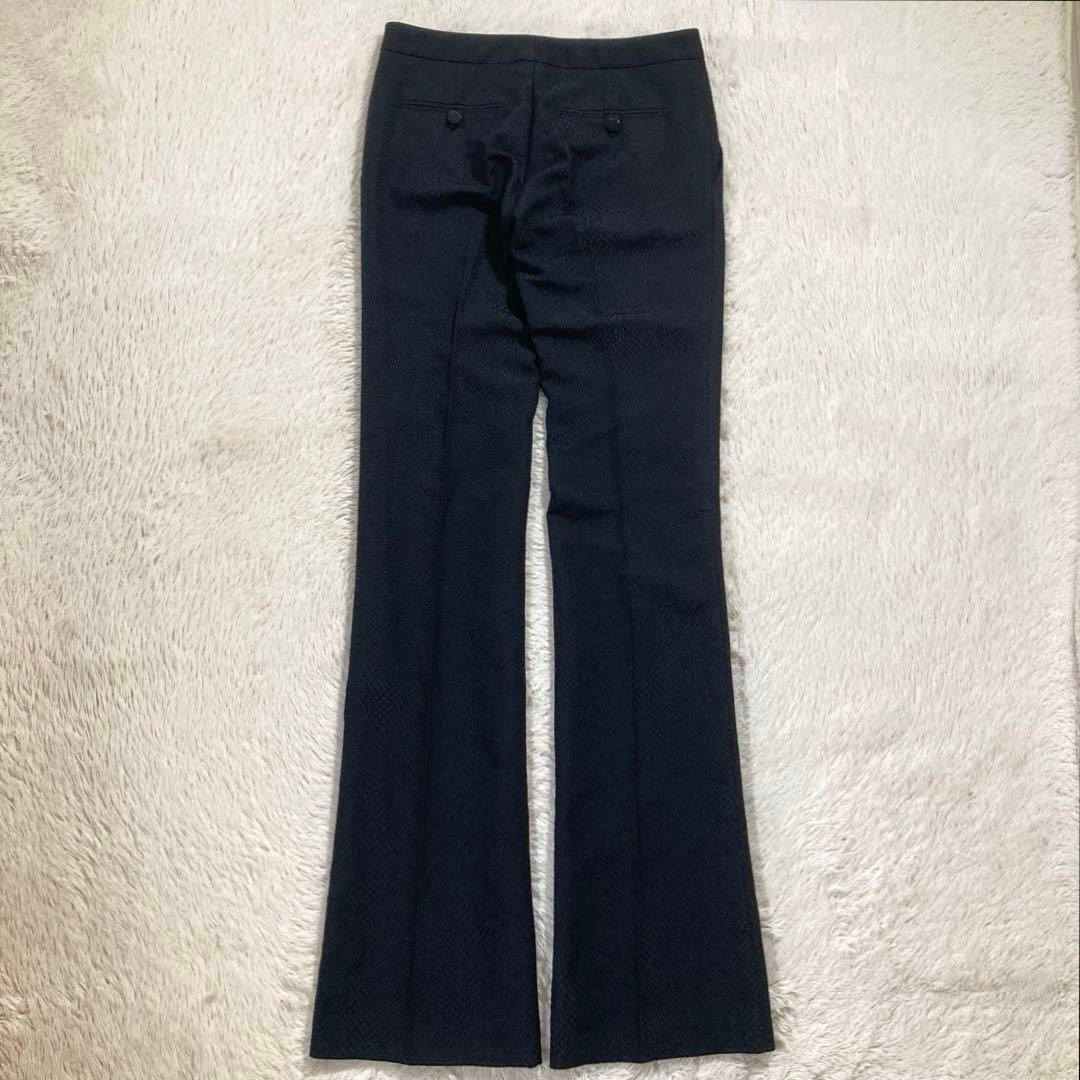 USED UNUSED GUCCI BOOTCUT FLARED PANTS IN COTTON, SILK, AND LINEN VERYGOOD