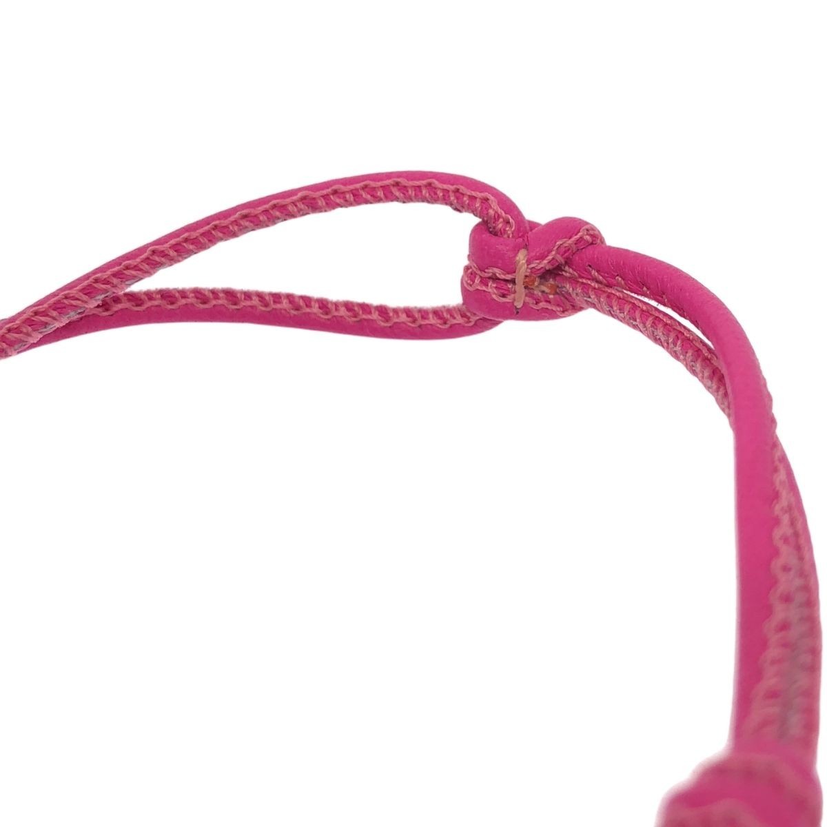 VALENTINO Women Jewelry Garavani Leather Knot Bracelet Pink Limited Edition VHTF