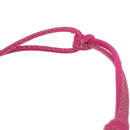 VALENTINO Women Jewelry Garavani Leather Knot Bracelet Pink Limited Edition VHTF
