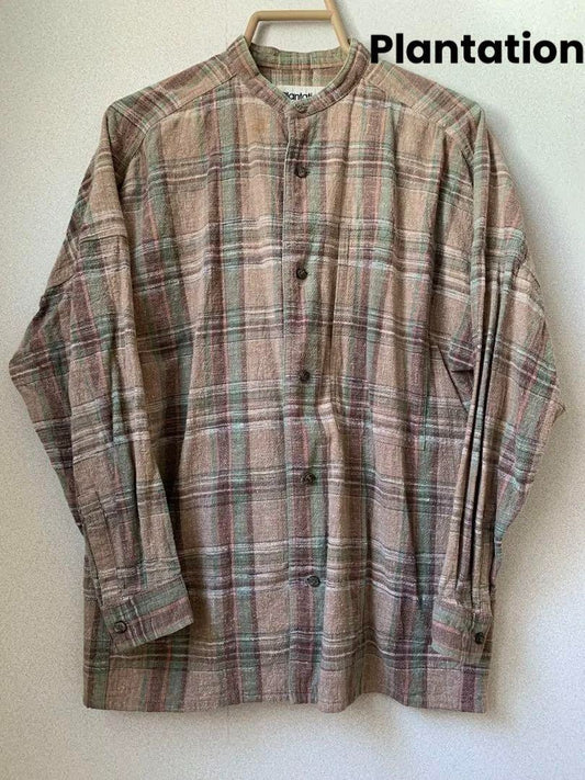 USED ISSEY MIYAKE PLANTATION VINTAGE SHIRT GOOD M-7A9A