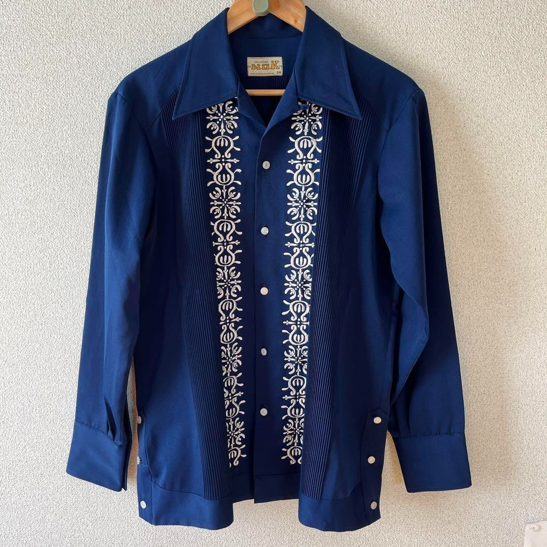 Visvim Men Top L Vintage Open Collar Shirt Navajo Limited Edition VHTF Rare Popu