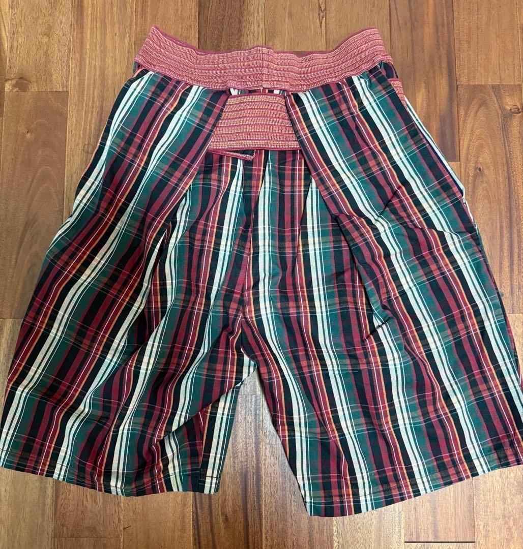 KAPITAL Check Pattern Shorts Men's Size 3