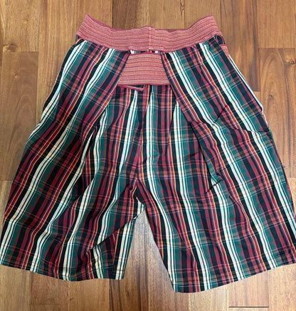 KAPITAL Check Pattern Shorts Men's Size 3