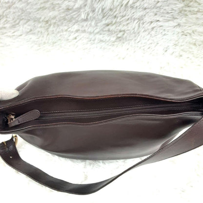 Extremely Rare Made In USA Old Coach 4161 Shoulder Bag Dark Brown Vintage