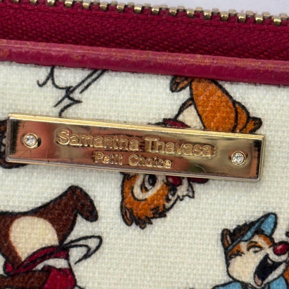 Samantha Thavasa Chip and Dale Long Wallet Disney Collaboration