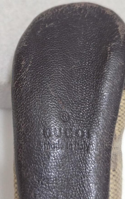GUCCI GG Leather Strap Shoes Key Holder Rare Bag charm Fashion Accessories F169