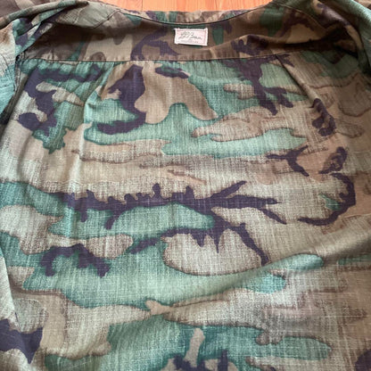 L.L.Bean Military Cursive Ripstop Shirt 44.5" Shoulder Width, Deadstock