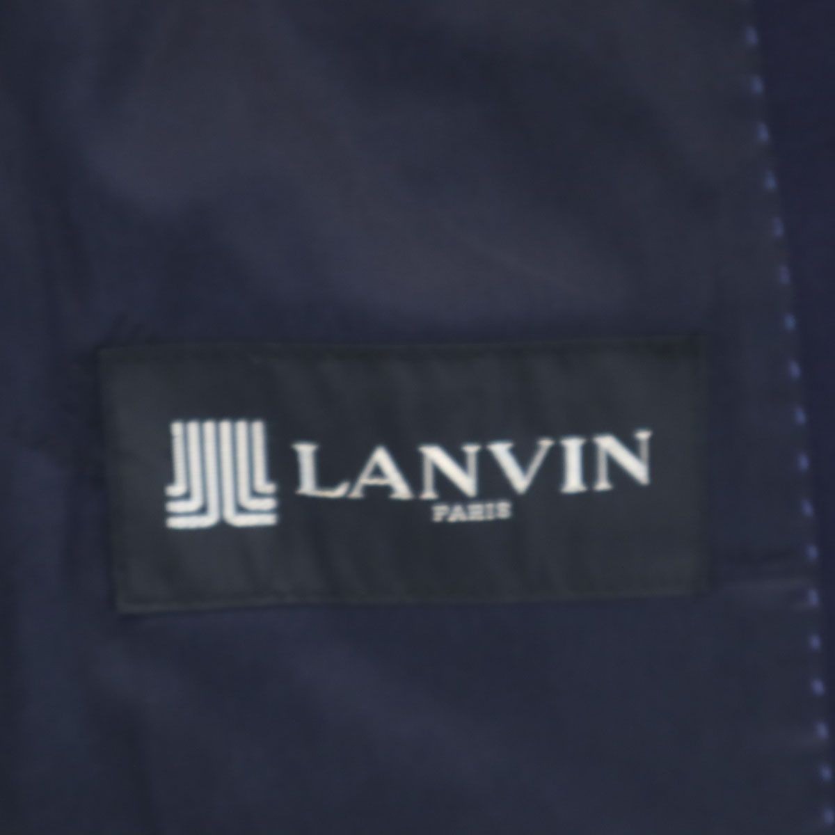 LANVIN 90s Old suit Setup H48-25-79 Navy Men's