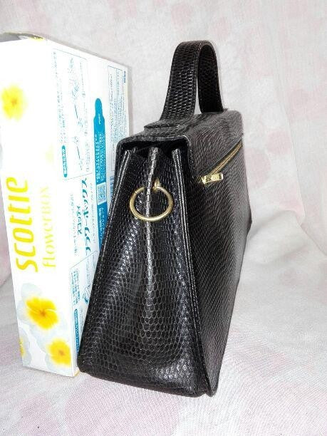 SONIA RYKIEL Shoulder Bag Leather Black