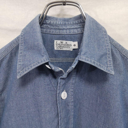 Engineered Garments Chambray Work Shirt 100% Cotton Vintage Made in USA