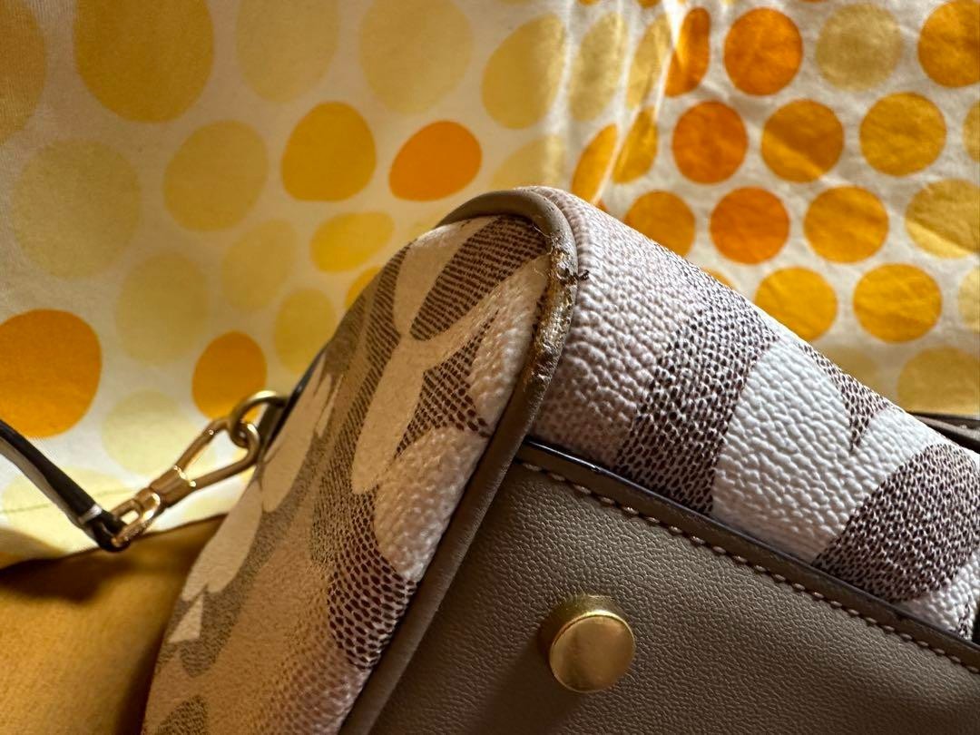 Kate Spade Spade Flower Monogram Beige 2-way Type Lightweight