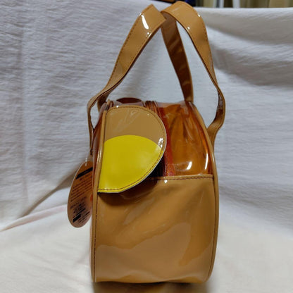 San-X Rilakkuma Face-Shaped Clear Bag Korilakkuma Kiiroitori Unused 2011 Rare