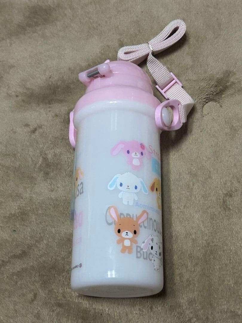 Sanrio Sugar Bunnies Water Bottle 2006 Retro Unused Kids Collectible