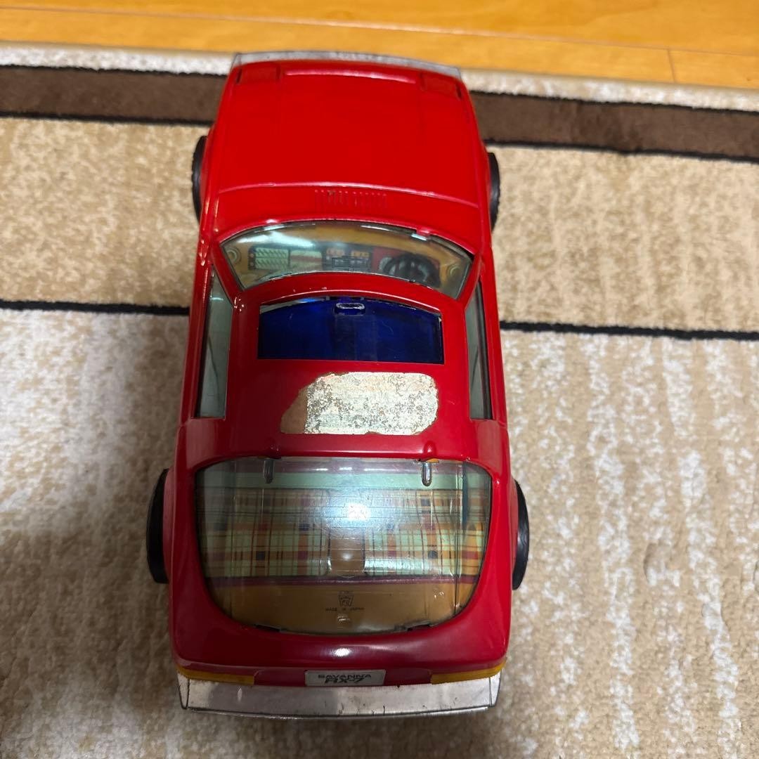 Showa Retro Ichiko Mazda Savanna RX-7 Tin Car