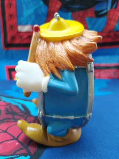 Vintage Sofubi 1990 EUROPET Drummer Figure Art Designer Toy Squeaky 2507TY