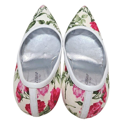 Rare Dolce & Gabbana Floral Pumps Size 36.5 Women's Elegant Heels