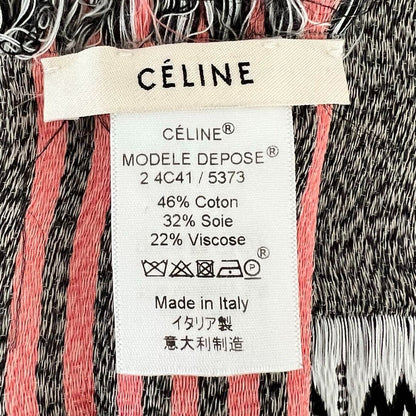 14Ss Celine Phoebe Period Stole Muffler Fringe