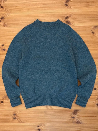 L.L. Bean Wool Knit Sweater Made in Ireland Men L 80s-90s Vintage