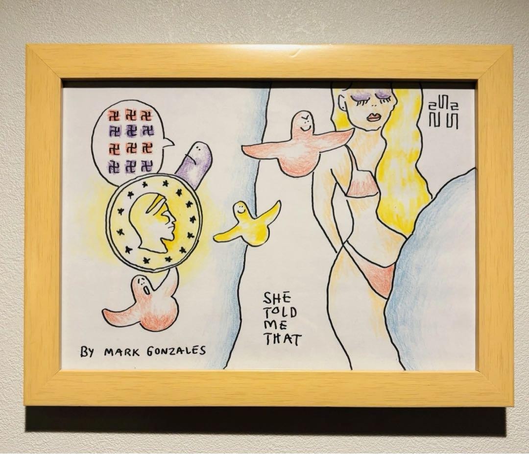 Mark Gonzales Original Artwork Supreme GONZ