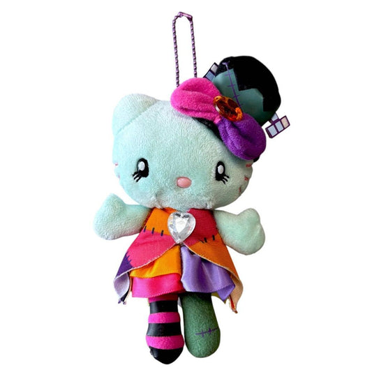 Hello Kitty Frankenstein Halloween Zombie Plush Keychain 2012 USJ Limited