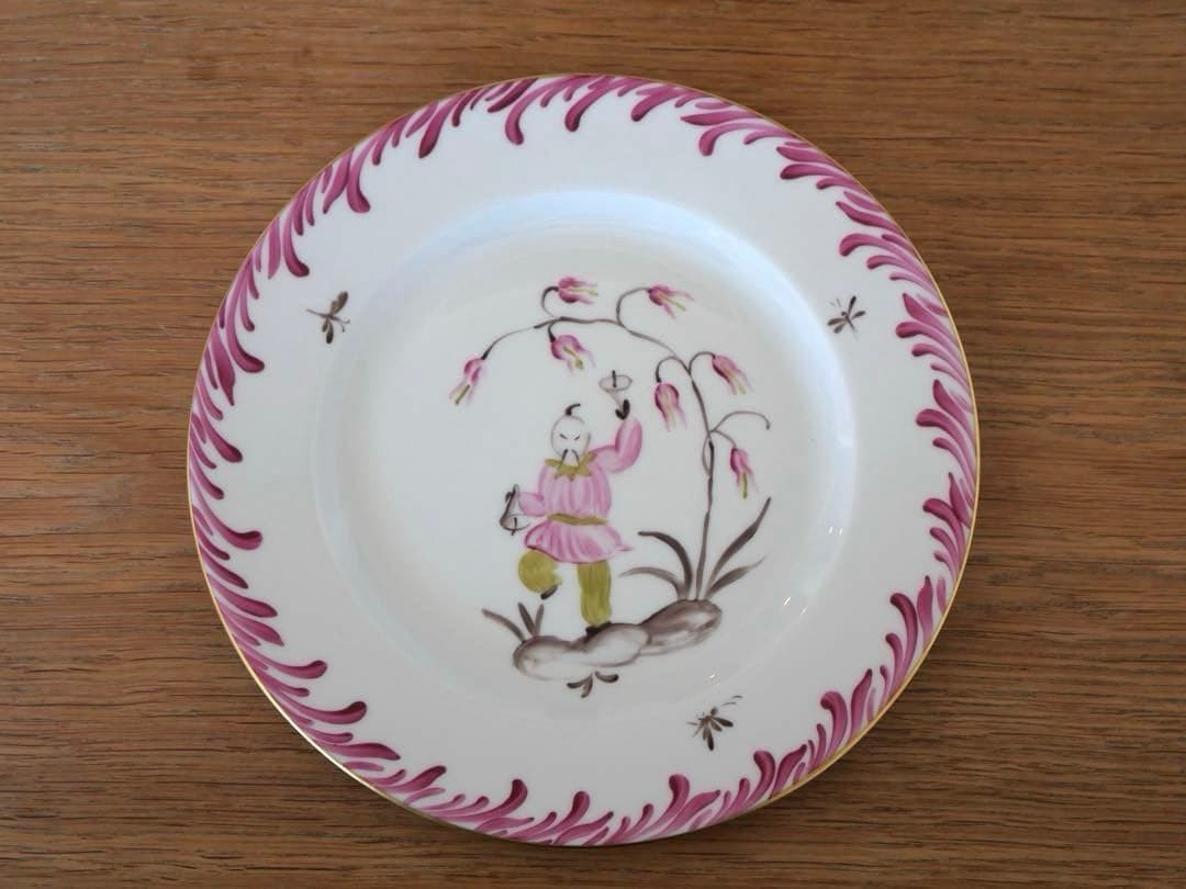 Marie Daage Limoges Indes Galantes Chinoiserie Plate 22cm Handpainted Rare