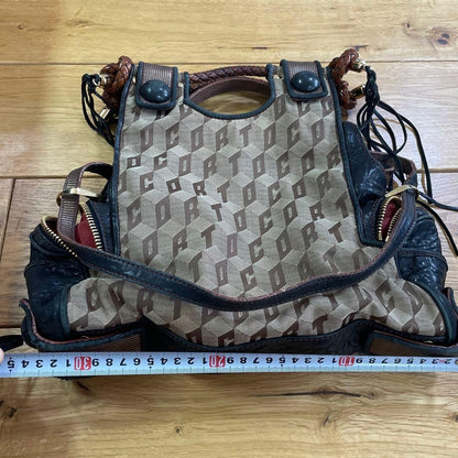 CORTO MOLTEDO Handbag Shoulder Tote Bag Purse Leather USED Fair Ships From Japan