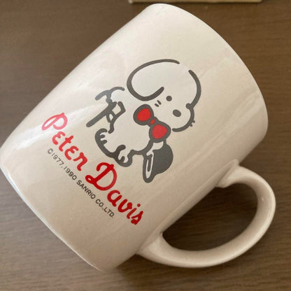 Sanrio Vintage 1990 Unused Peter Davis Mug Showa Retro Rare w/ Box