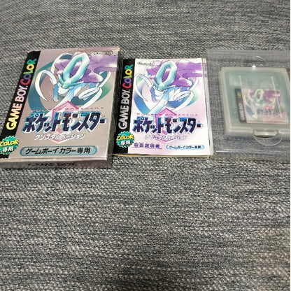 Nintendo GAMEBOY COLOR "Pocket Monsters Crystal Version" GBC 2000 From Japan 224