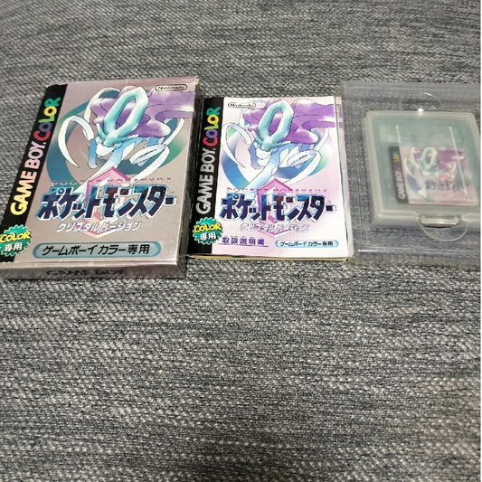 Nintendo GAMEBOY COLOR "Pocket Monsters Crystal Version" GBC 2000 From Japan 224