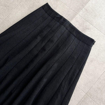 tricot Comme Des Garçons Ad2019 Long Skirt Full-Textured Black Japan Size S
