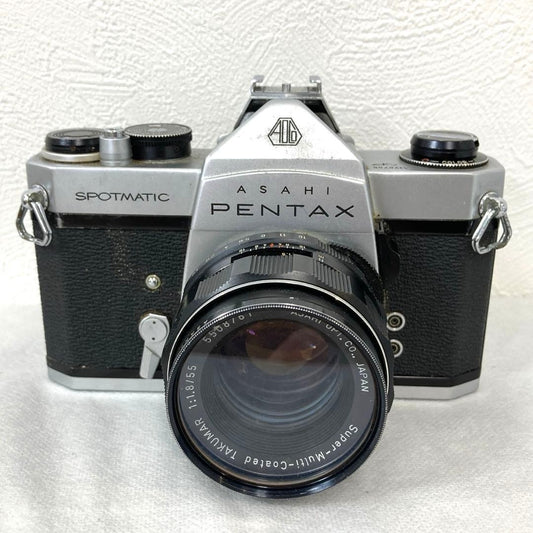 Pentax Spomatic SP Film SLR Camera with Two Lenses Included