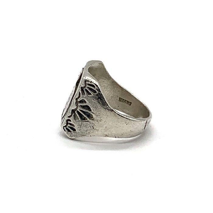 SV925 Thunderbird Silver Ring US Size 7.5