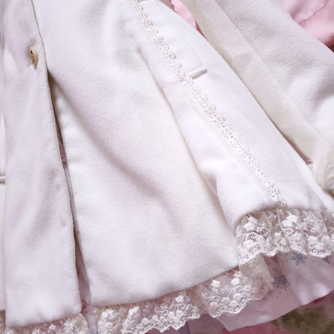 Liz Lisa Size Free A-Line Princess Long Coat Lolita Sweet Loli Sweet Lolita Used