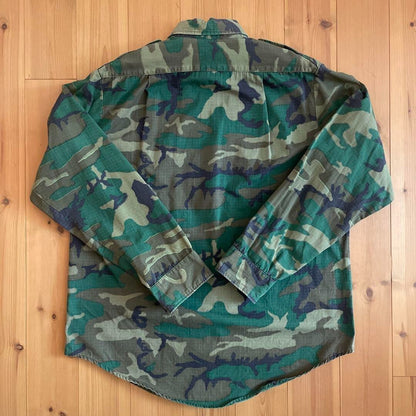 L.L.Bean Military Cursive Ripstop Shirt 44.5" Shoulder Width, Deadstock