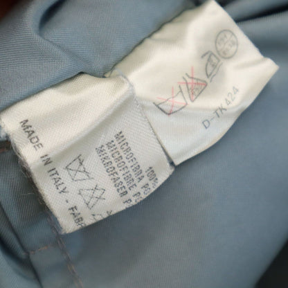 LANVIN 90s Made in Italy Old Stainless collar coat 46 Khaki Men's