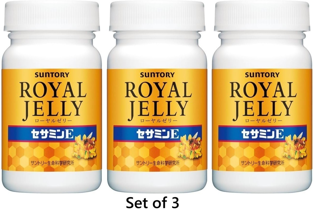 3-Pack Suntory Royal Jelly + Sesamin E Supplement 120 Tablets × 3