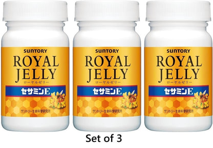 3-Pack Suntory Royal Jelly + Sesamin E Supplement 120 Tablets × 3