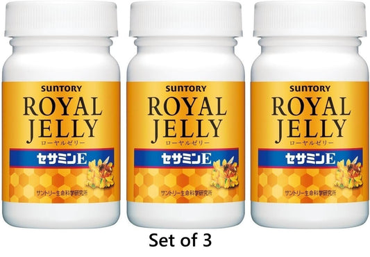 3-Pack Suntory Royal Jelly + Sesamin E Supplement 120 Tablets × 3