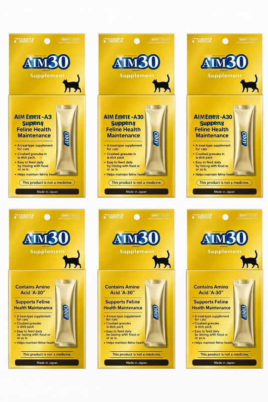 Marukan AIM30 Nutrition Supplements for Cats (3.2g x 7 Pack) Set of 6 NEW