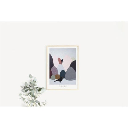 Viola Brun | Blackbird | A3 Art Print/Art Poster Scandinavian Denmark Bird