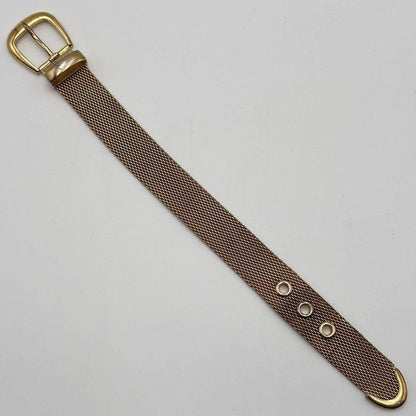Polo Ralph Lauren Belt Bracelet Gold Logo Engraved Women Rare Model Limited Edit