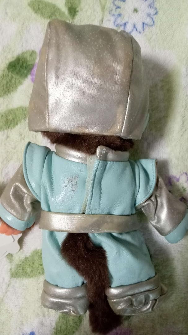 Rare Monchhichi 30th Anniversary Space Suit Boy Girl Set Sekiguchi Deterioration