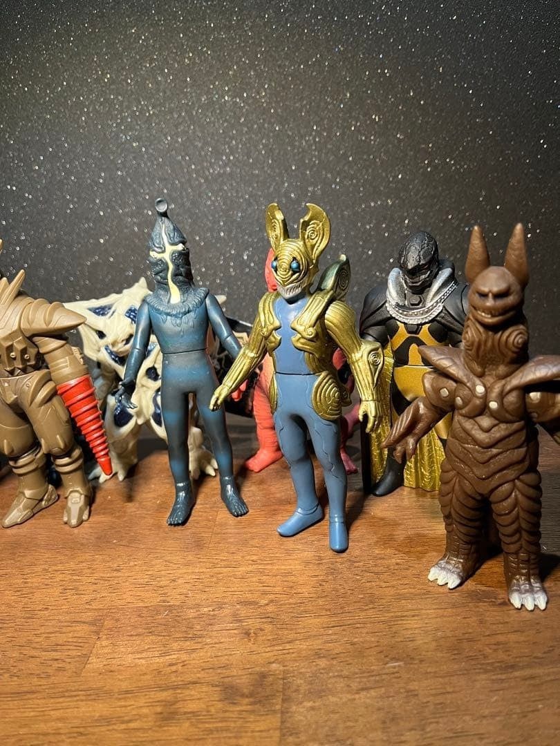Bandai Ultra Kaiju 500 Series Sofubi Set 14 Figures Lot Authentic Rare