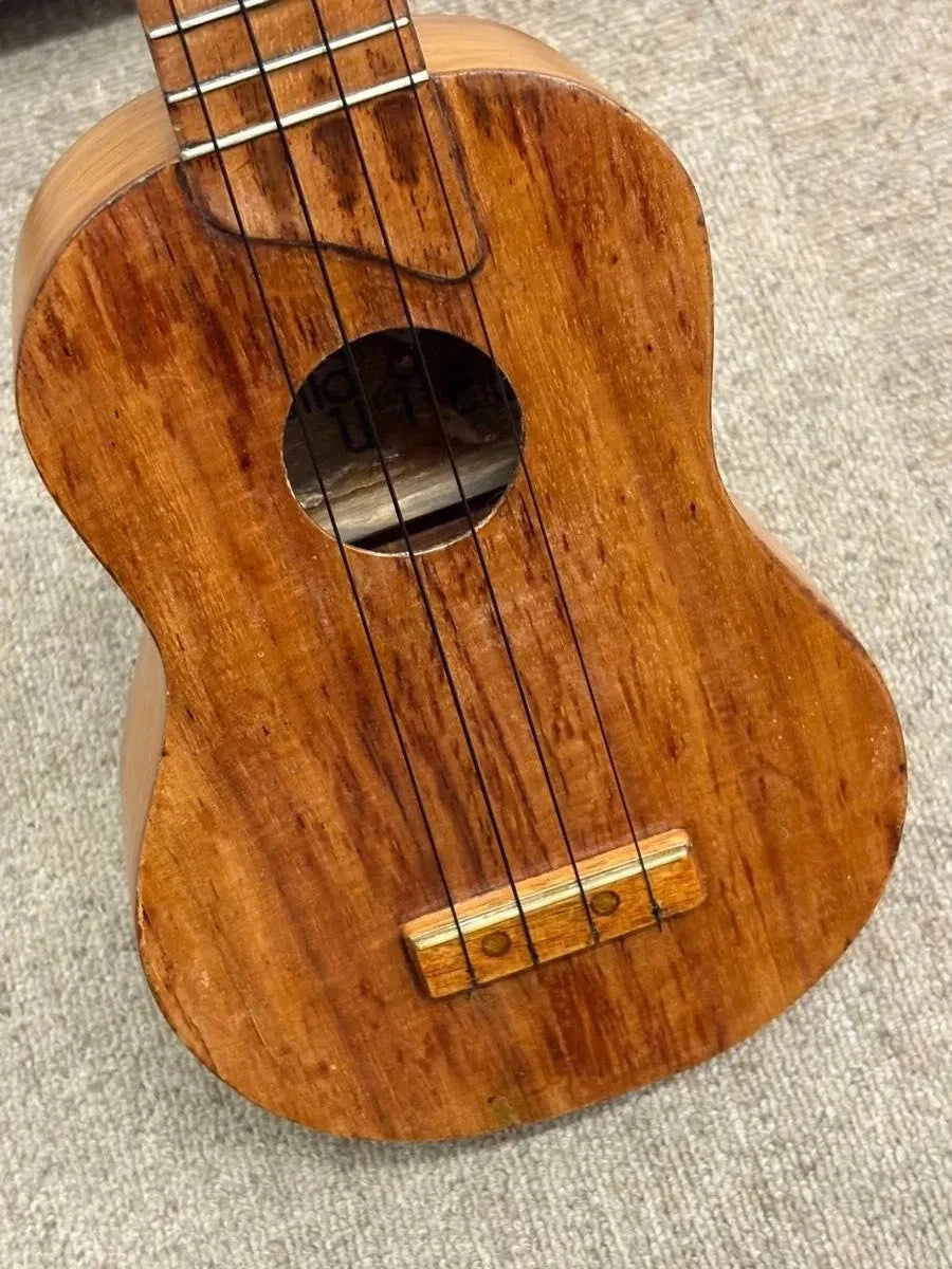 [Rare Good Condition] KAMAKA Old Kamaka Gold Label Ukulele