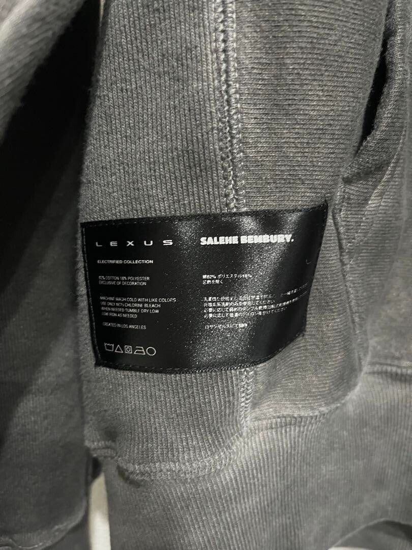 Salehe Bembury x Lexus collaboration hoodie sweatshirts Size-M Limited Edt Used