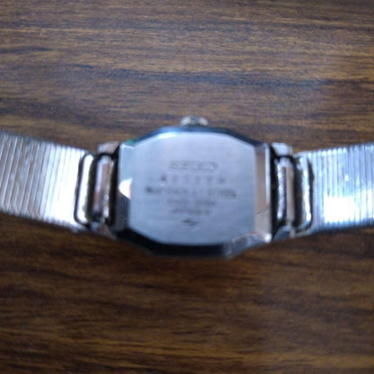 Showa Retro SEIKO Hand-Wound Watch Green 23 Jewels 1140-3190 Working