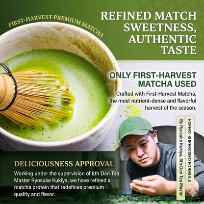 Horiguchien Matcha Protein 270g - First-Harvest Whey Soy No Artificial Sweetener