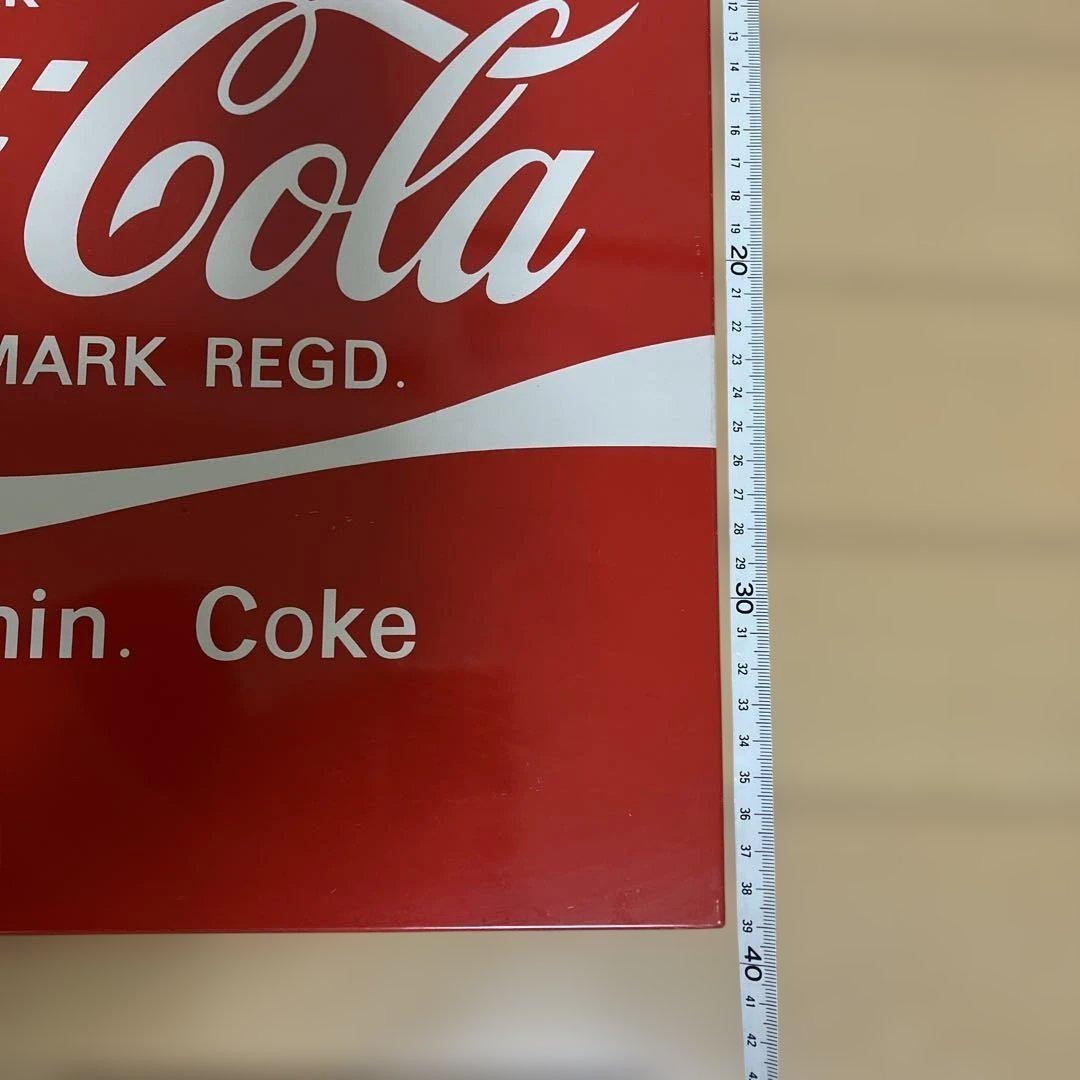 Vintage Novelty Coca-Cola Aluminum Sign