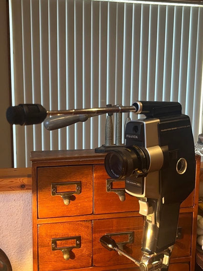 FUJICA 8mm Camera with Tripod For Interior Decor or Display Showa Retro
